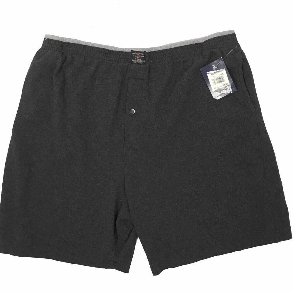 NEW Polo Ralph Lauren Lounge Shorts (Boxers)!  Gray  Polo Shirt Mesh Type Fabric